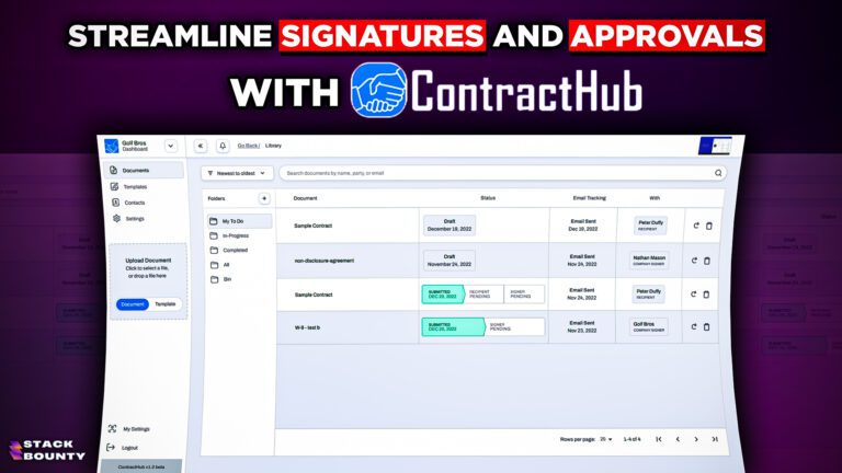ContractHub: A Comprehensive Review + Lifetime Deal