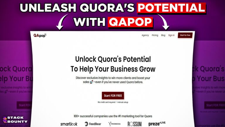 Unleashing Quora’s Potential With QAPOP + Lifetime Deal