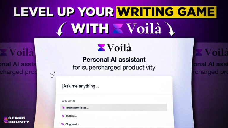 Voilà: Unleashing the Power of AI for Productivity – In-Depth Review + Lifetime Deal
