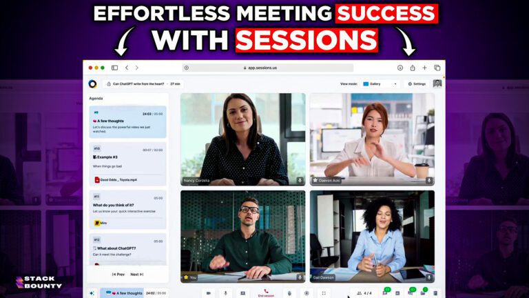 Sessions.us review: Revolutionizing Virtual Meetings with Interactive Experiences + lifetime deal