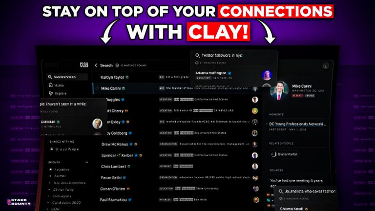 Clay review: The Ultimate Tool for Building Meaningful Connections Across Platforms + lifetime deal