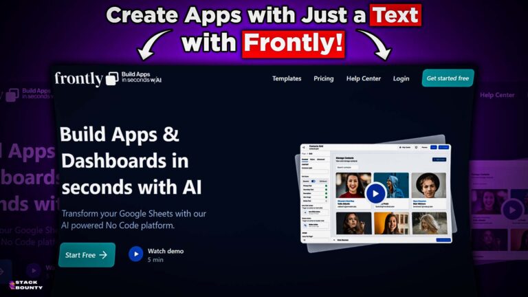 Frontly Review: Building Apps Beyond Boundaries with AI-Powered Simplicity + Lifetime Deal